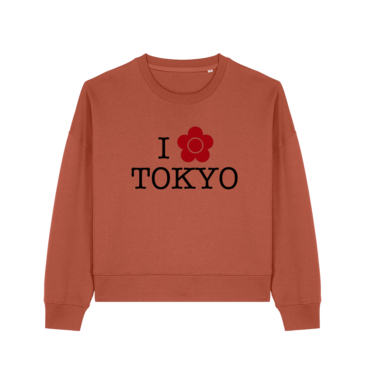 Heritage Brown Printed Sweater Front