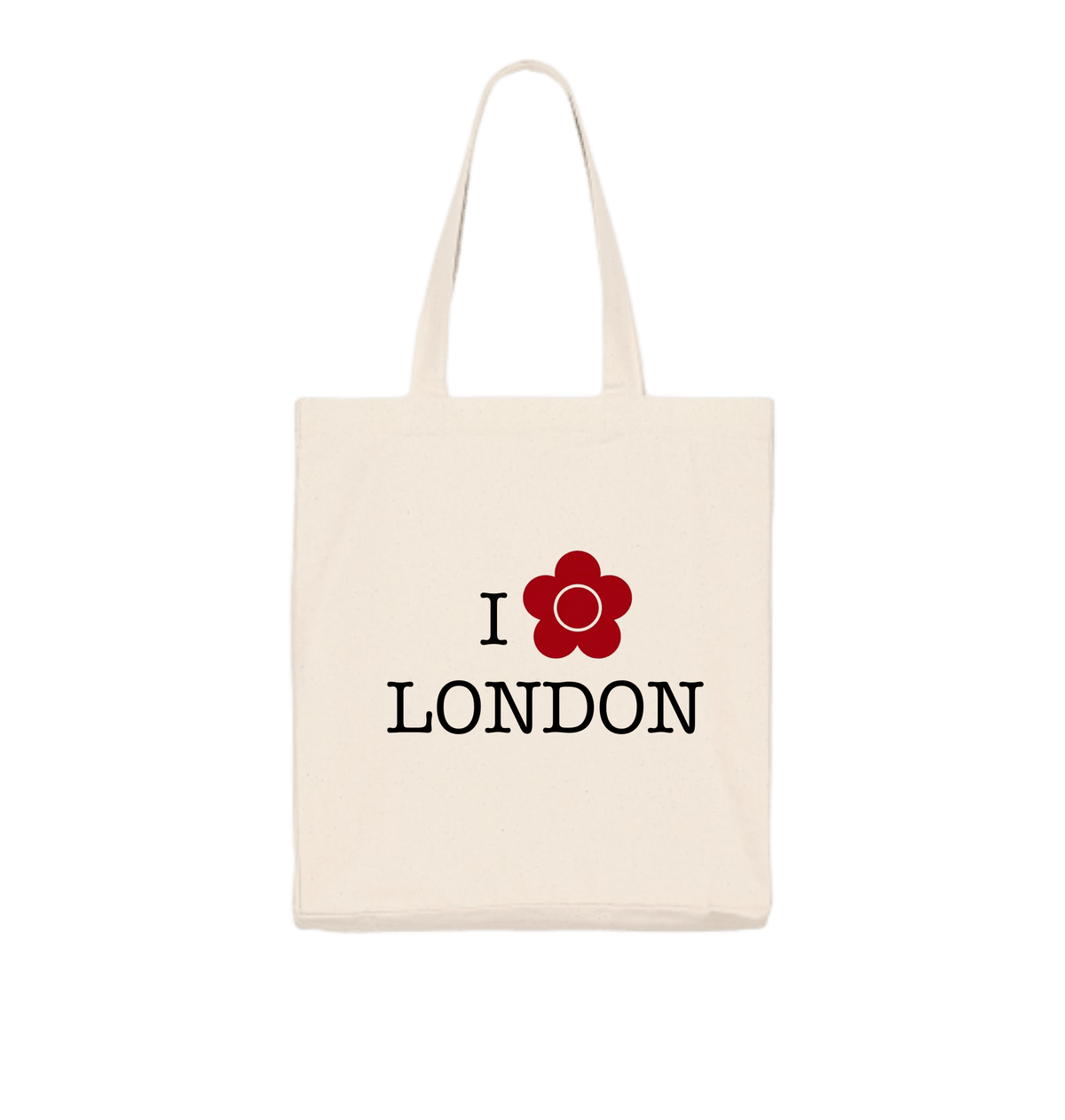 Natural Raw Tote Bags Front