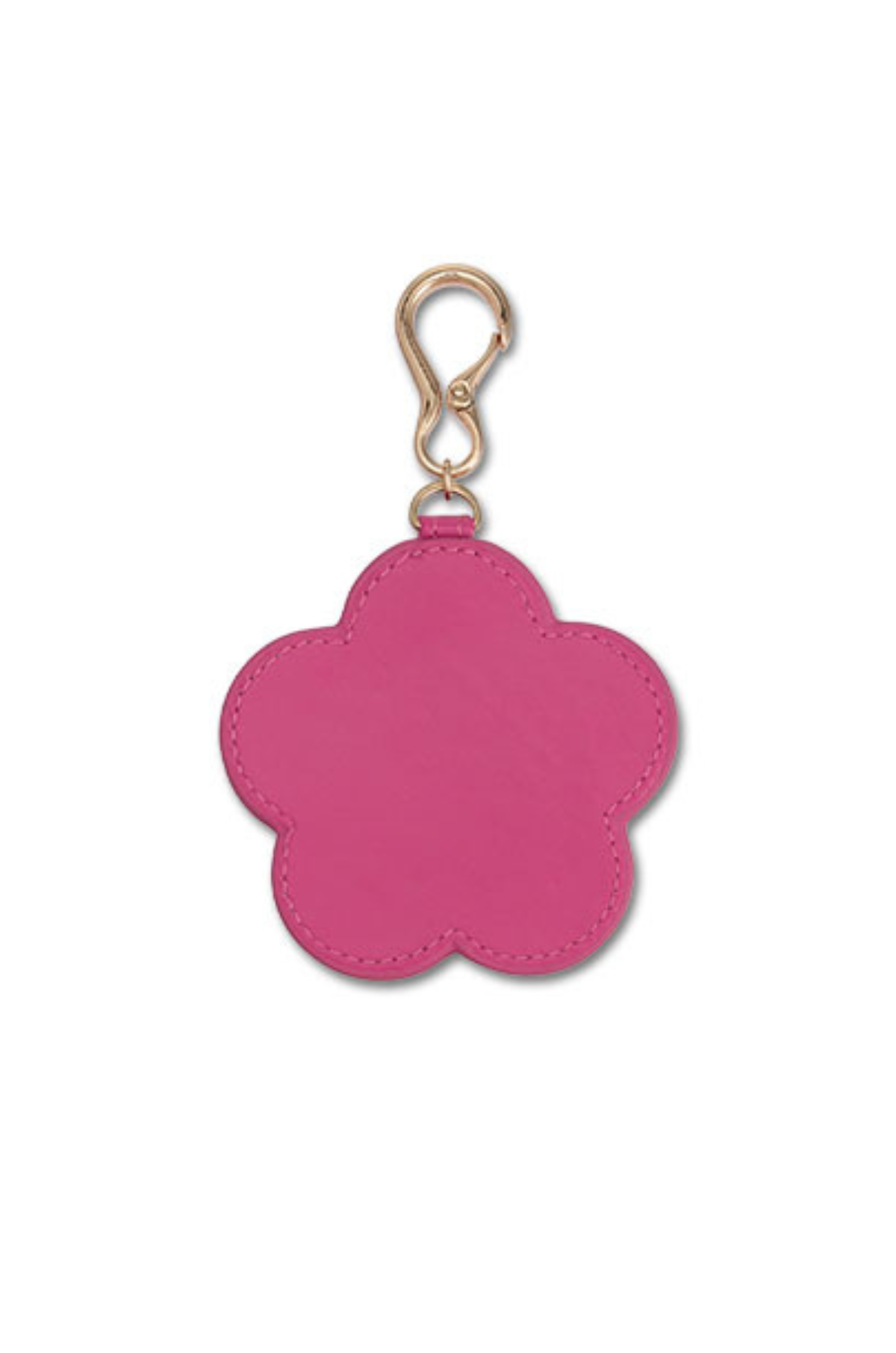 Daisy Mirror Bag Charm Hot Pink