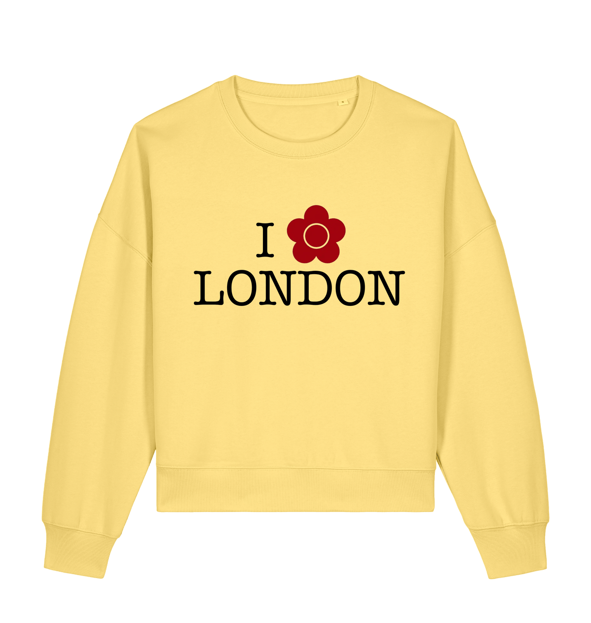 Viva Yellow Printed Sweater Front