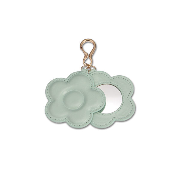 Daisy Mirror Bag Charm Pale Green