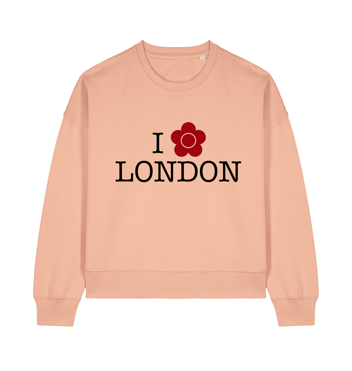Fraiche Peche Printed Sweater Front