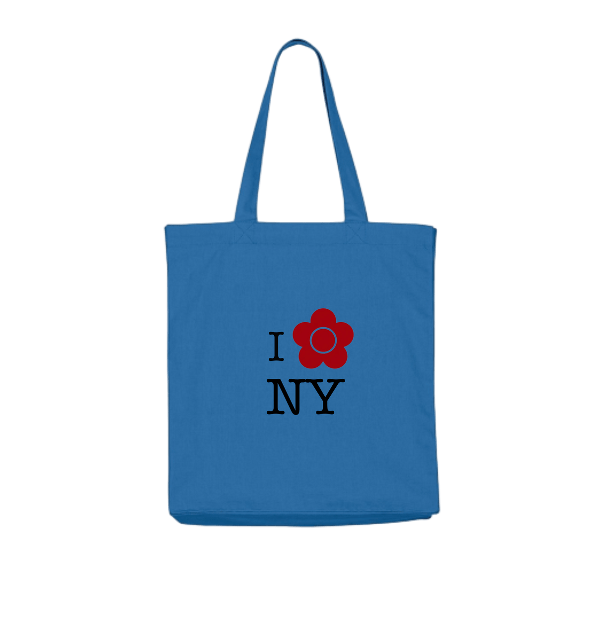 Mindful Blue Tote Bags Front