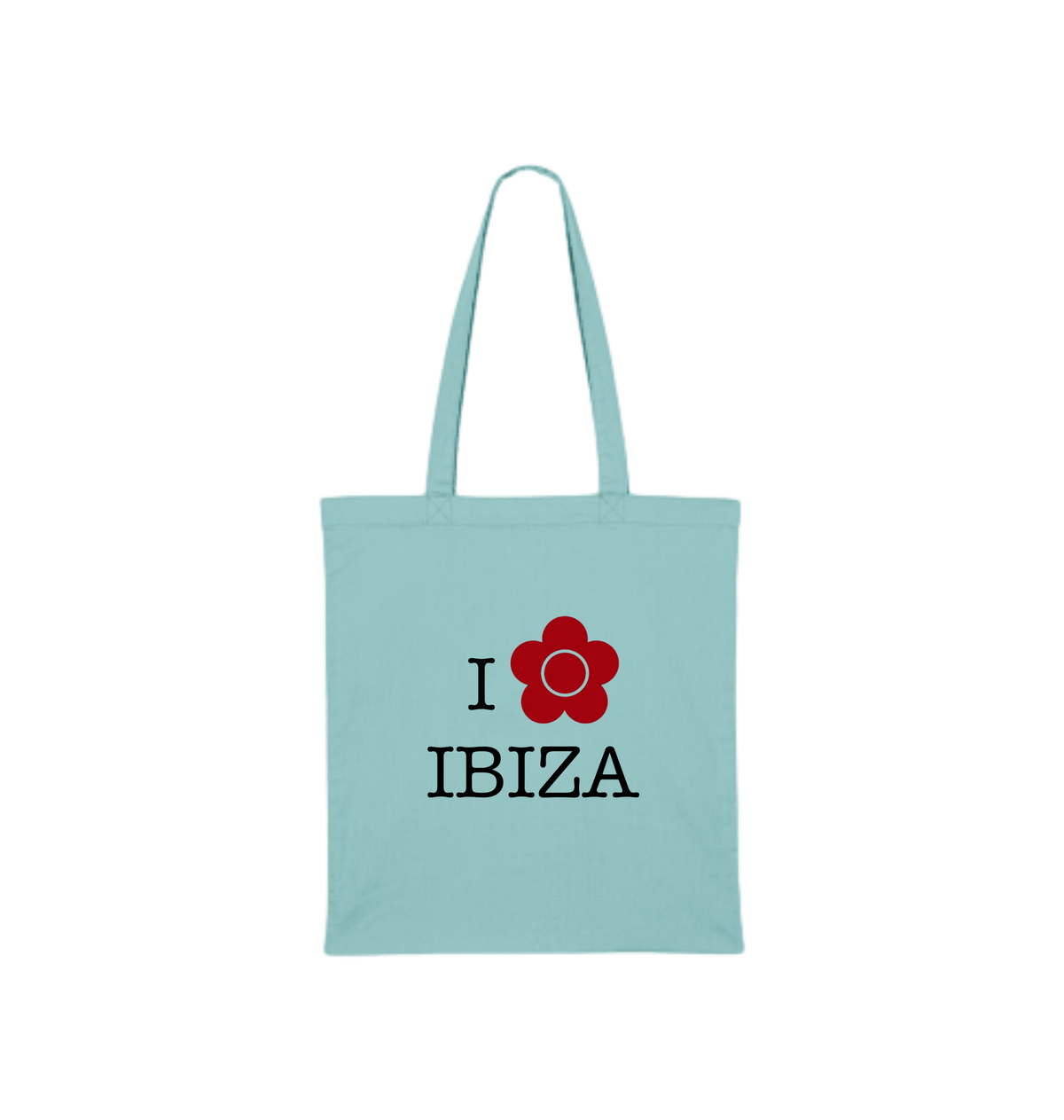 Teal Monstera Bag Front