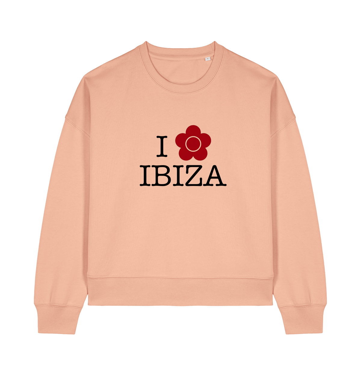 Fraiche Peche Printed Sweater Front