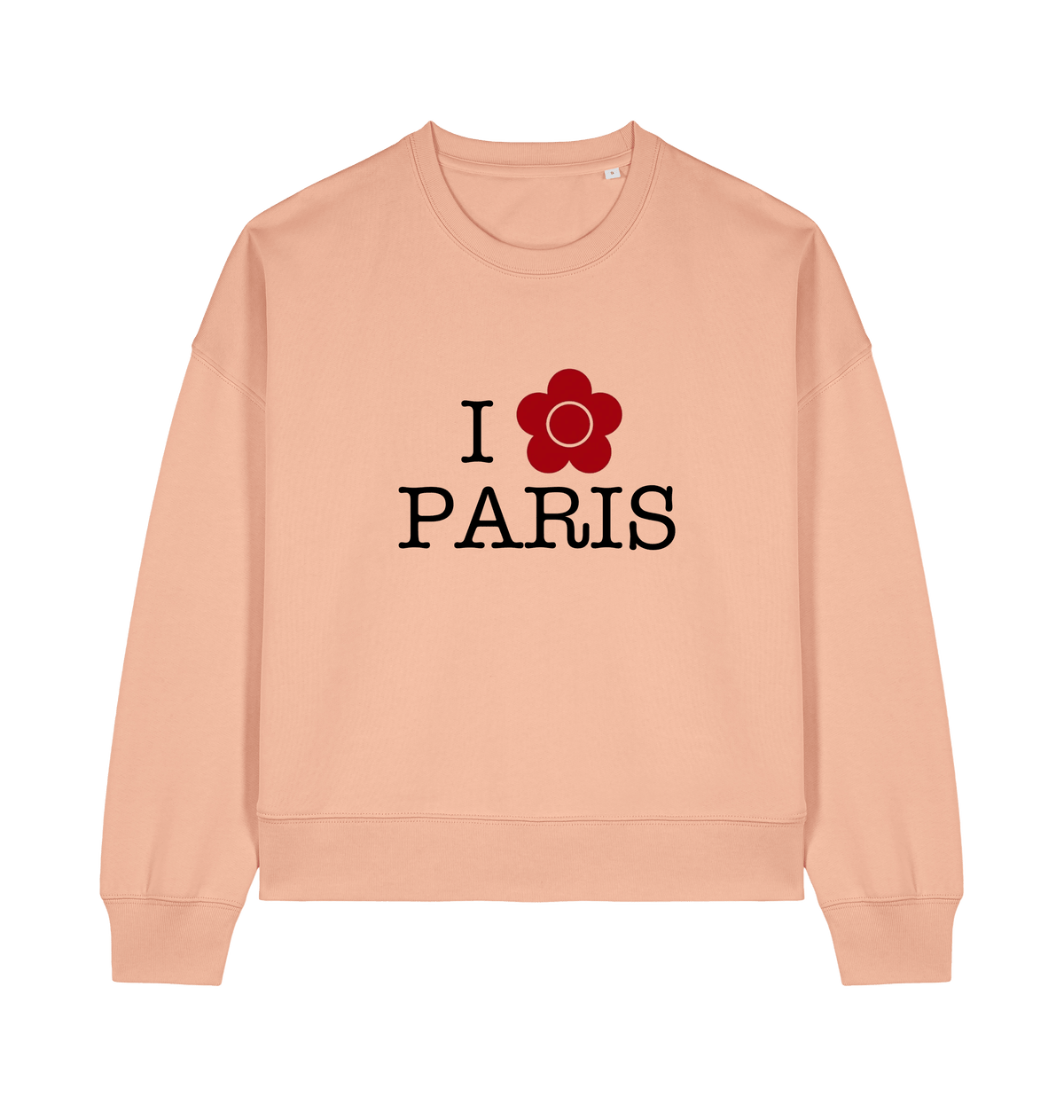 Fraiche Peche Printed Sweater Front