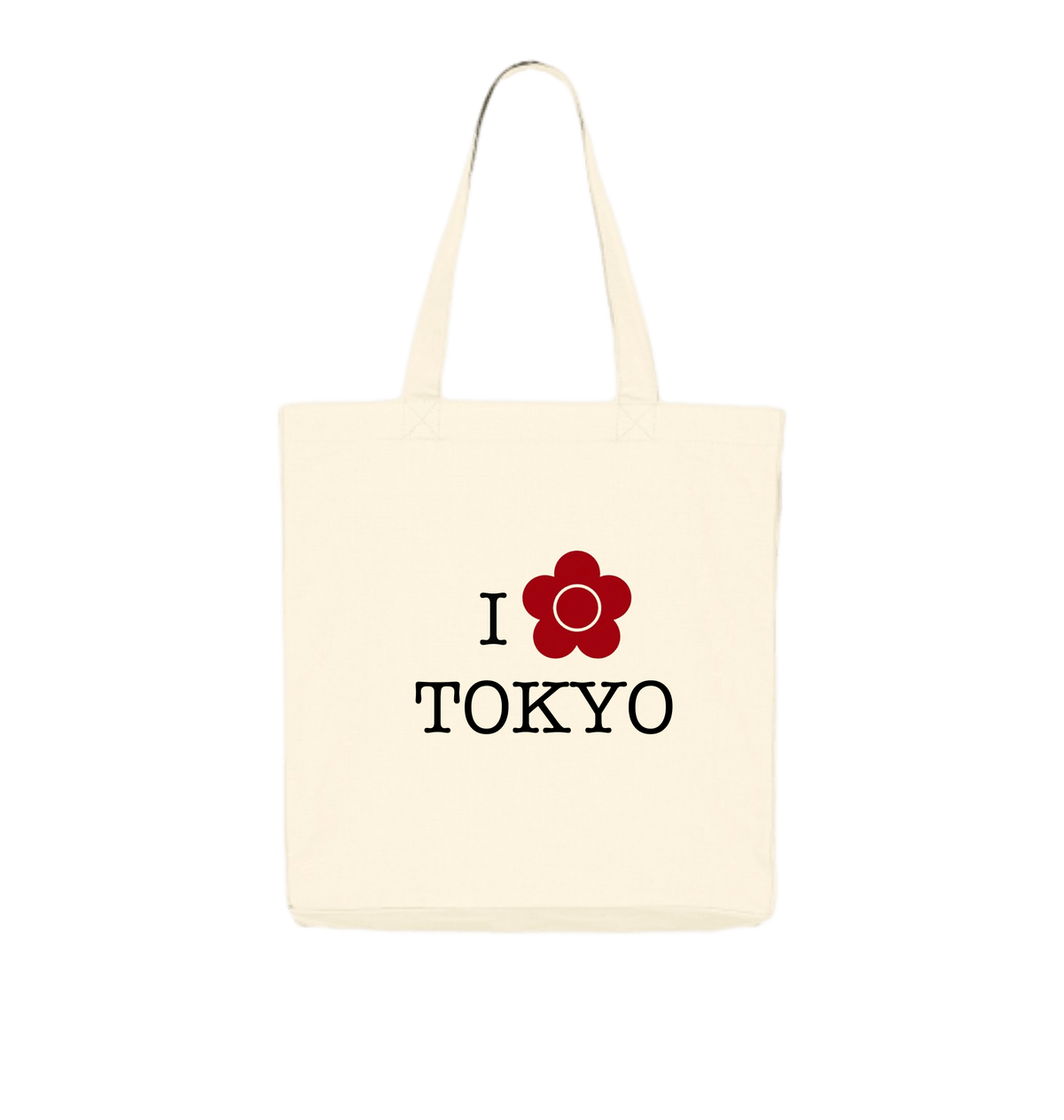 Cream Tote Bags Front
