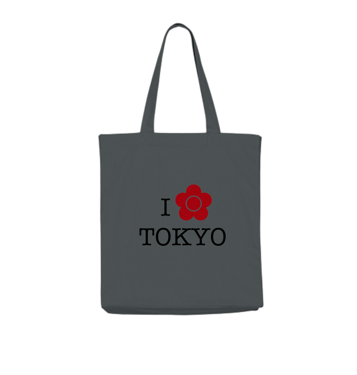 Anthracite Tote Bags Front
