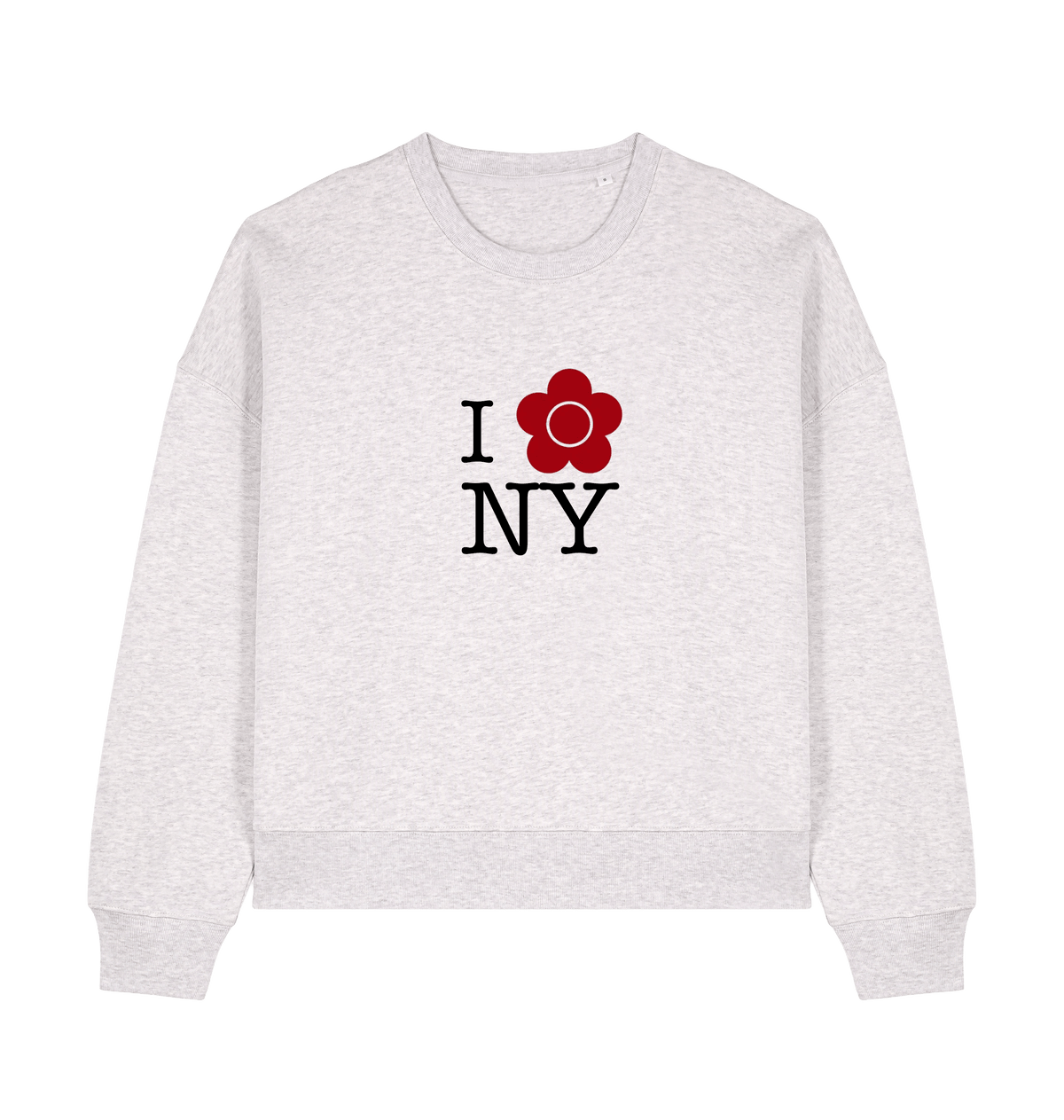 Cool Heather Grey Printed Sweater Front