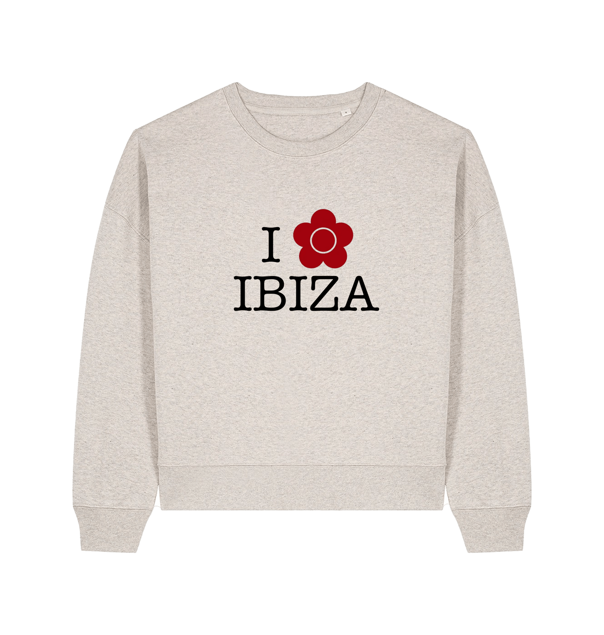 Heather Haze Printed Sweater Front
