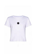 Icon Daisy Fitted T-shirt White