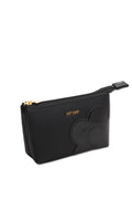 Rising Daisy Three Compartment Pouch Black