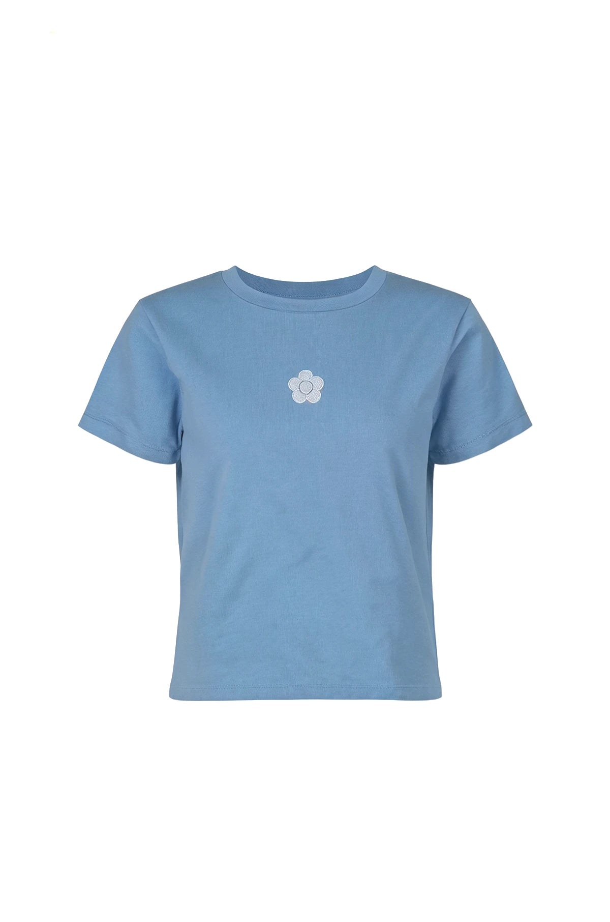 Icon Daisy Fitted T-shirt Blue