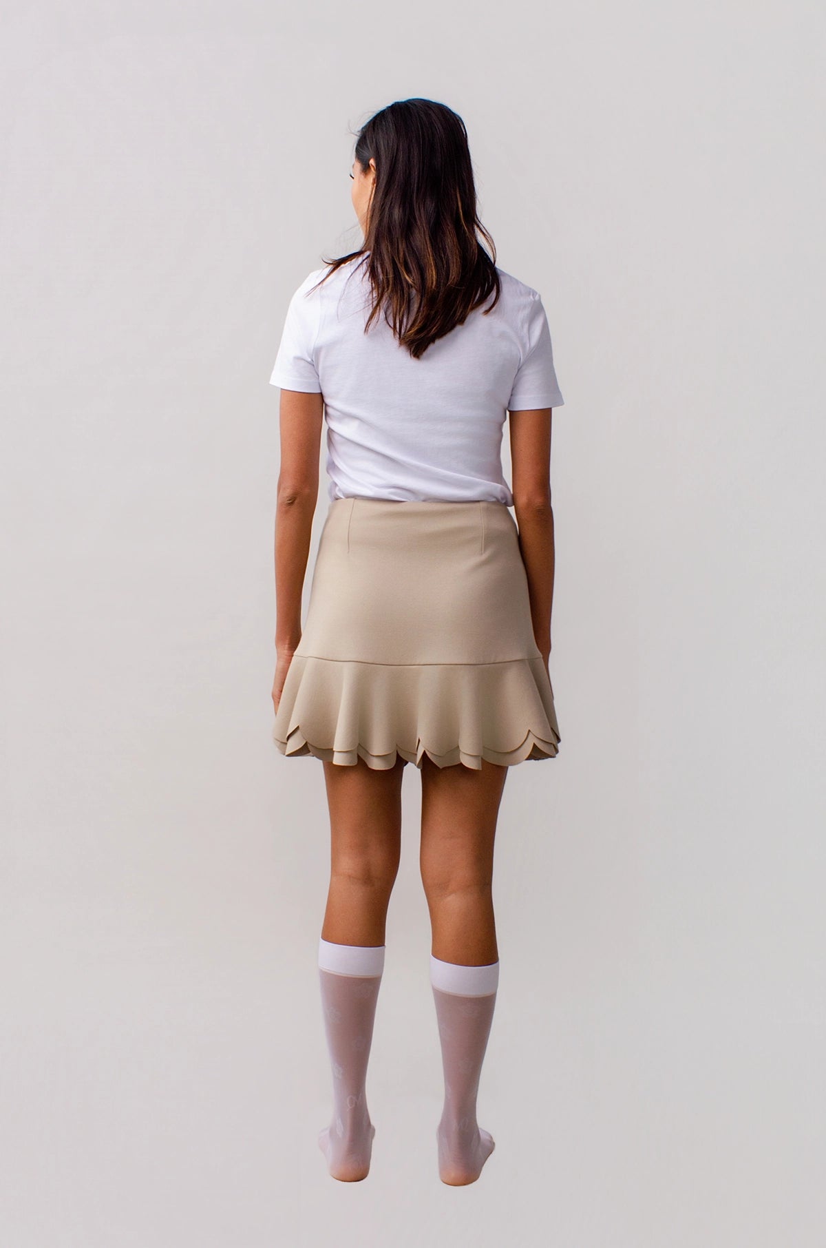 Petal Power Mini Skirt Biscuit