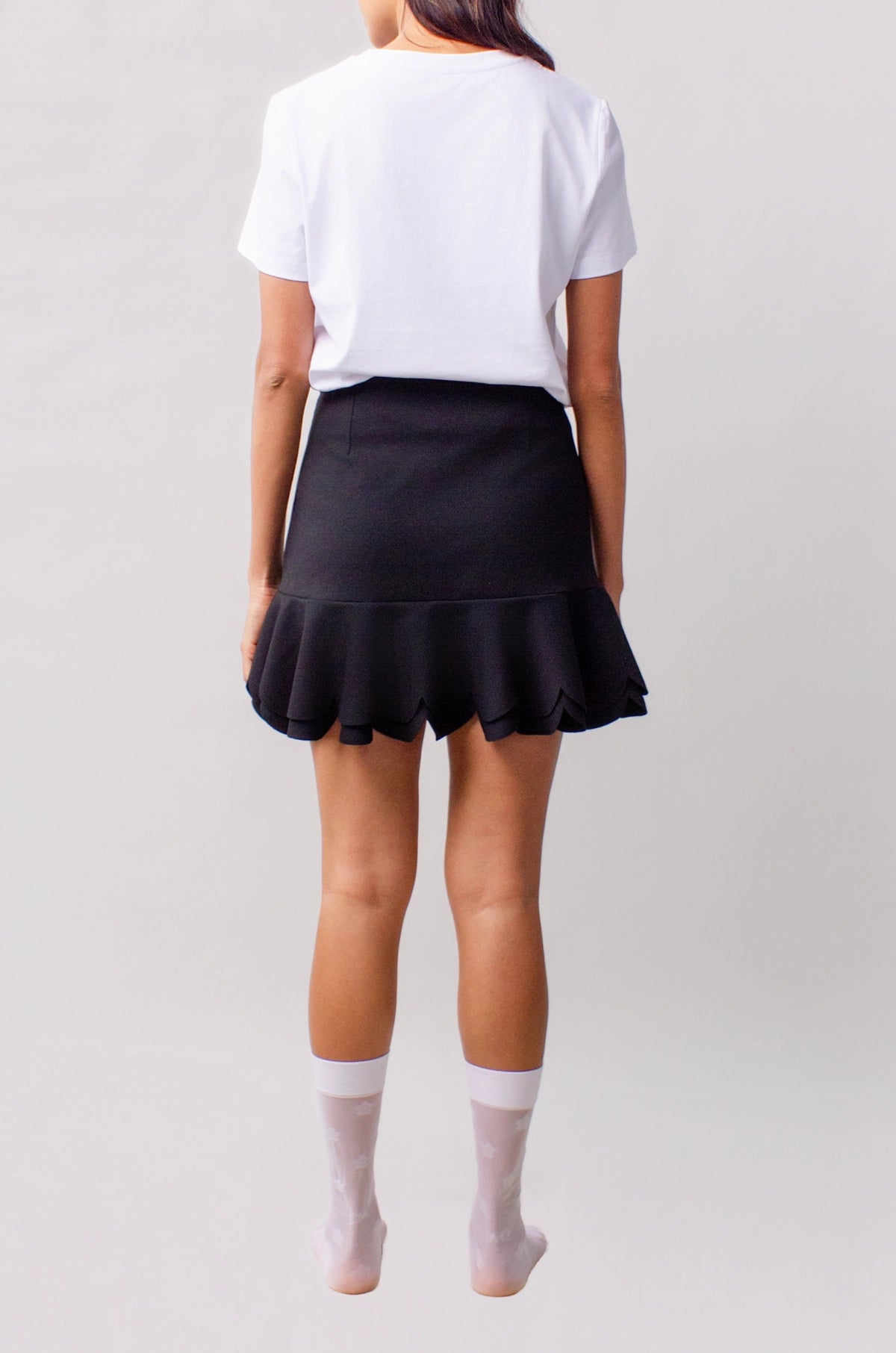 Petal Power Mini Skirt Black