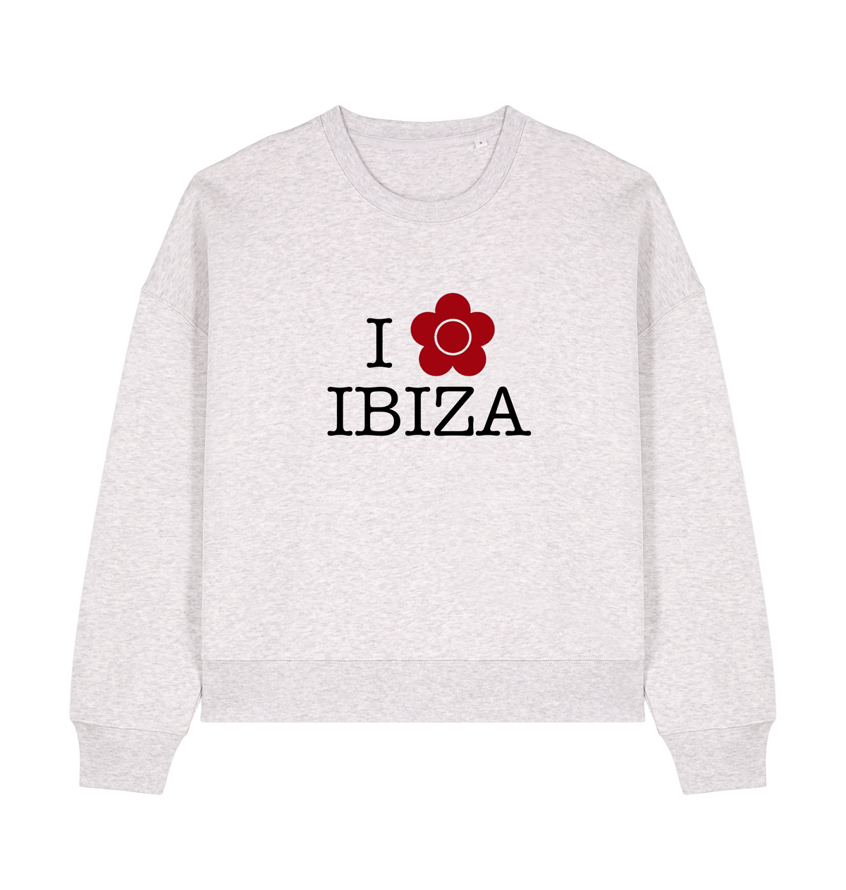 Cool Heather Grey Printed Sweater Front