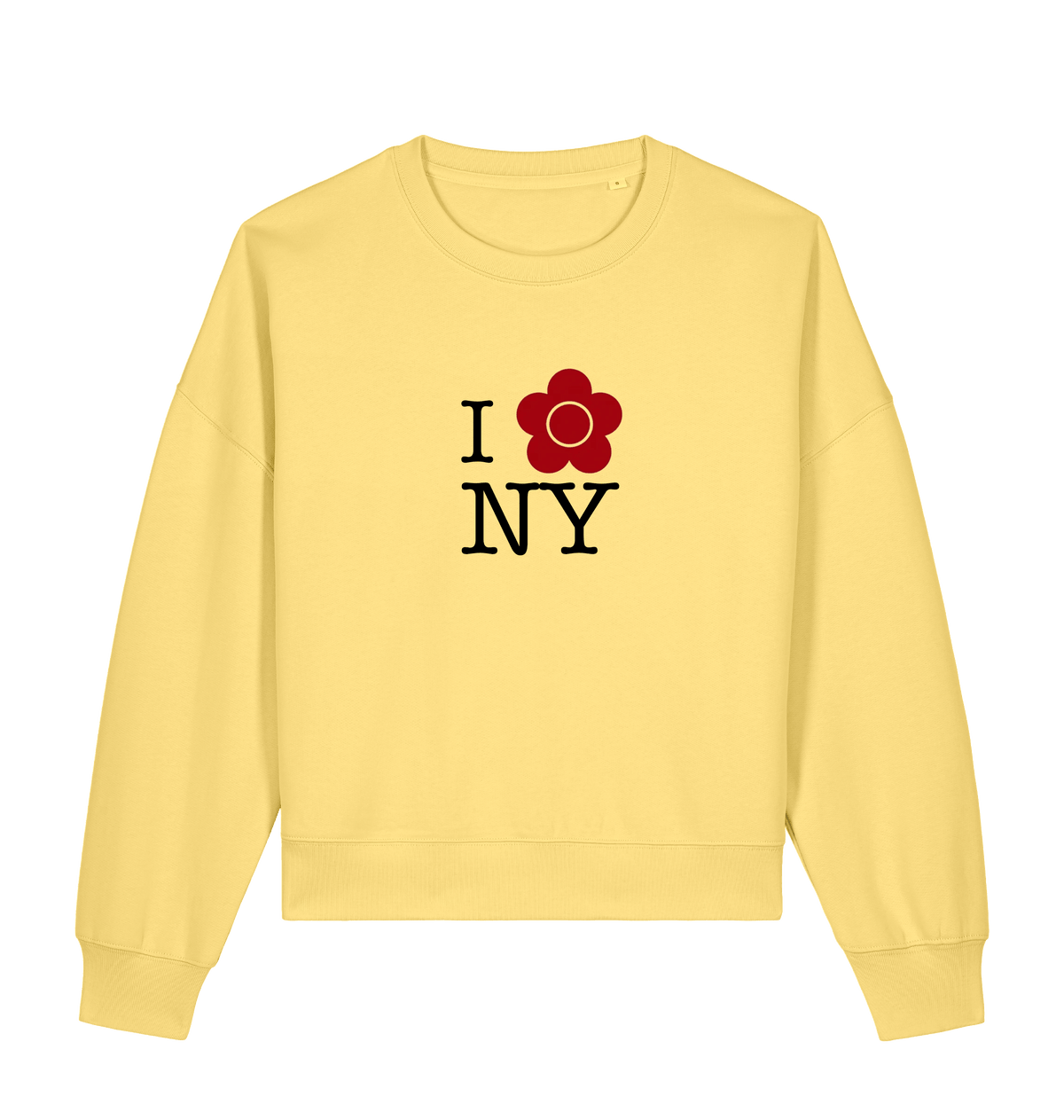 Viva Yellow Printed Sweater Front