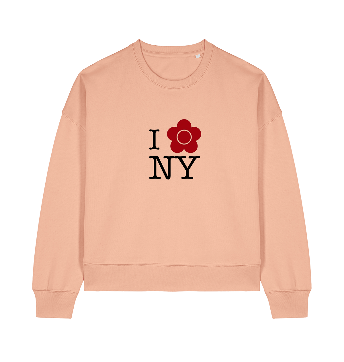 Fraiche Peche Printed Sweater Front