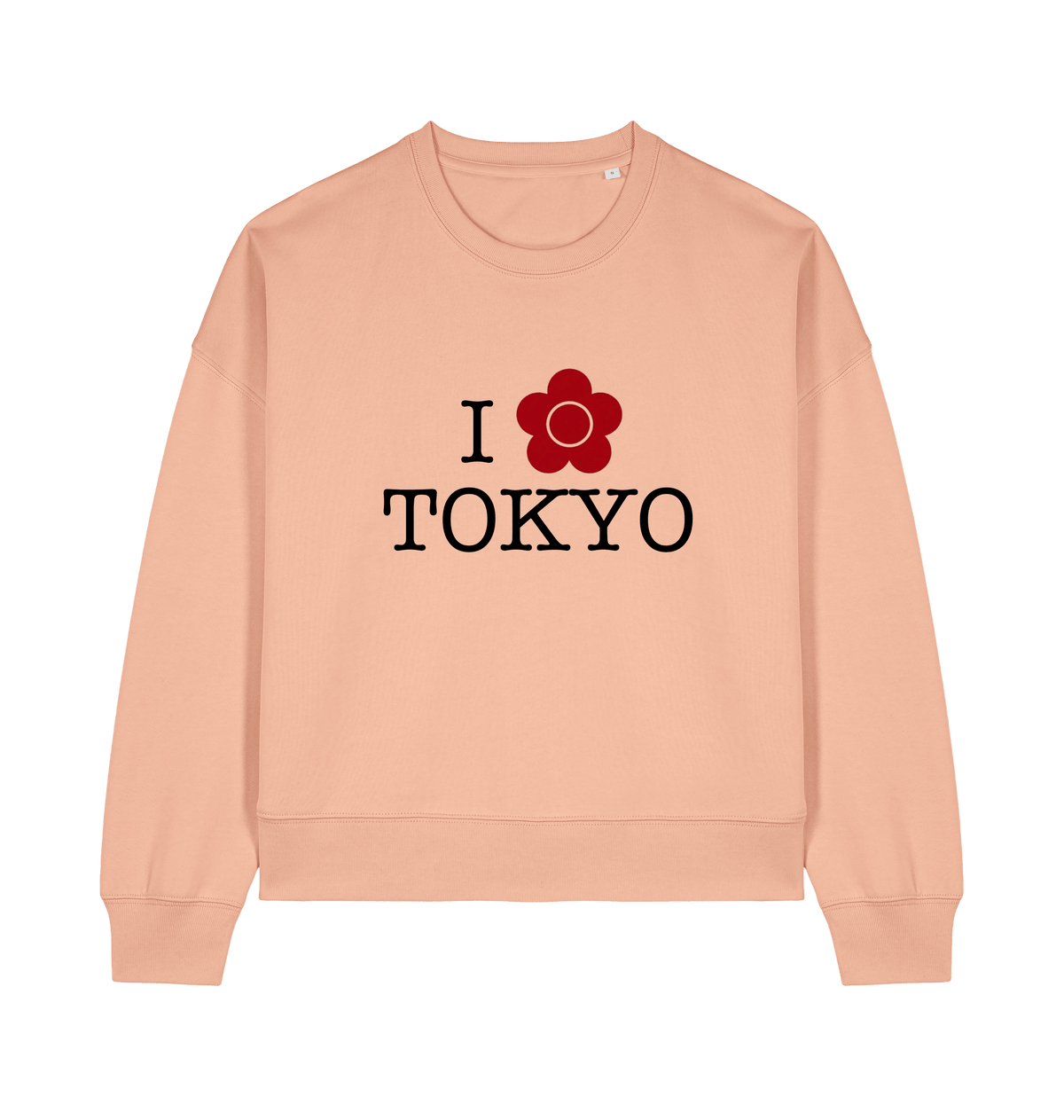 Fraiche Peche Printed Sweater Front