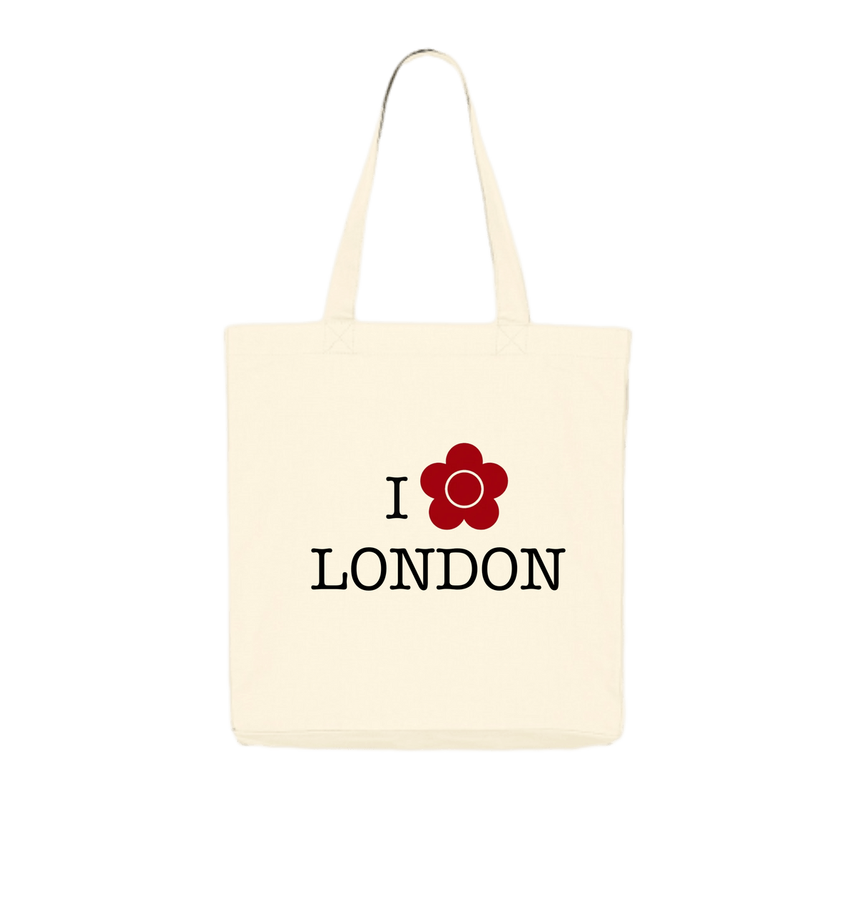 Cream Tote Bags Front