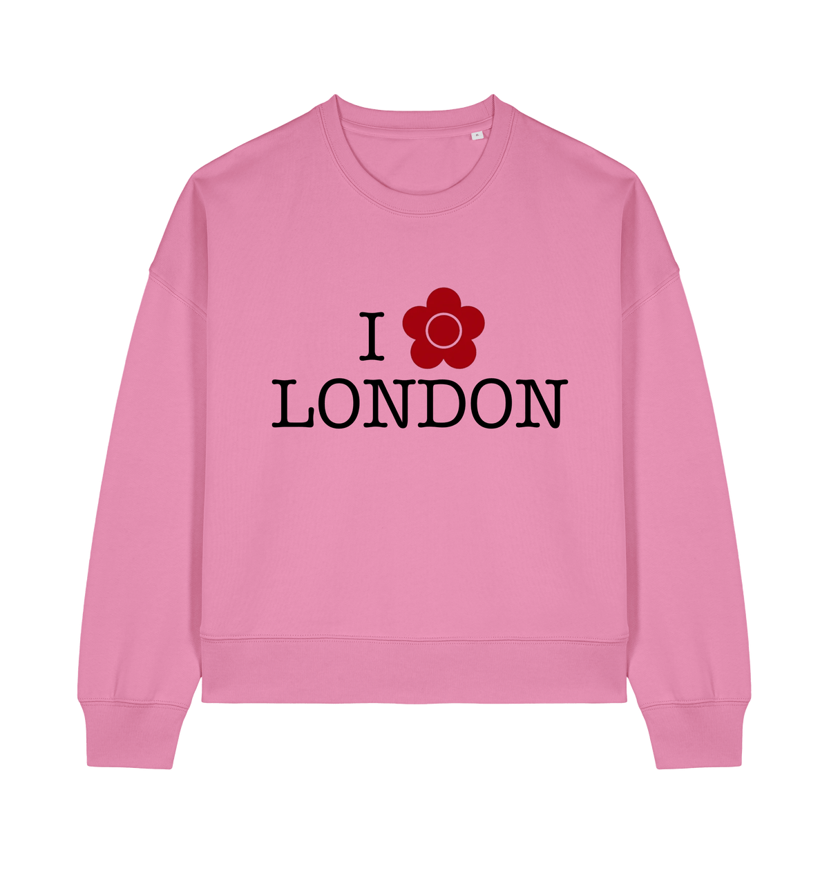 Bubble Pink Printed Sweater Front