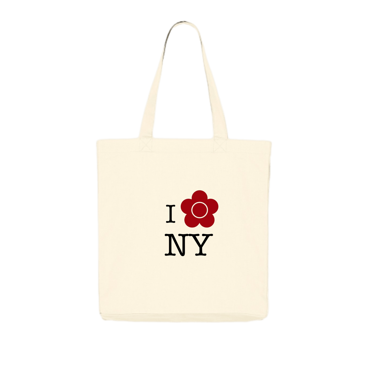 Cream Tote Bags Front