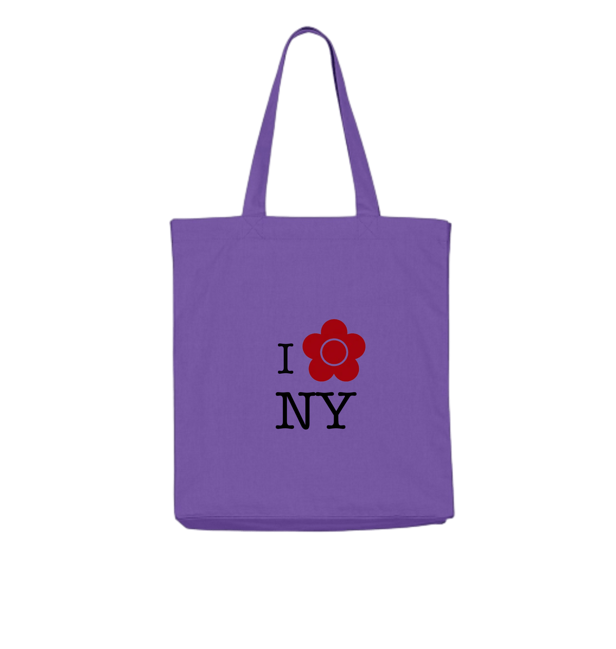 Purple Love Tote Bags Front