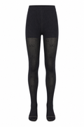 Daisy Sheer Lace Tights Black