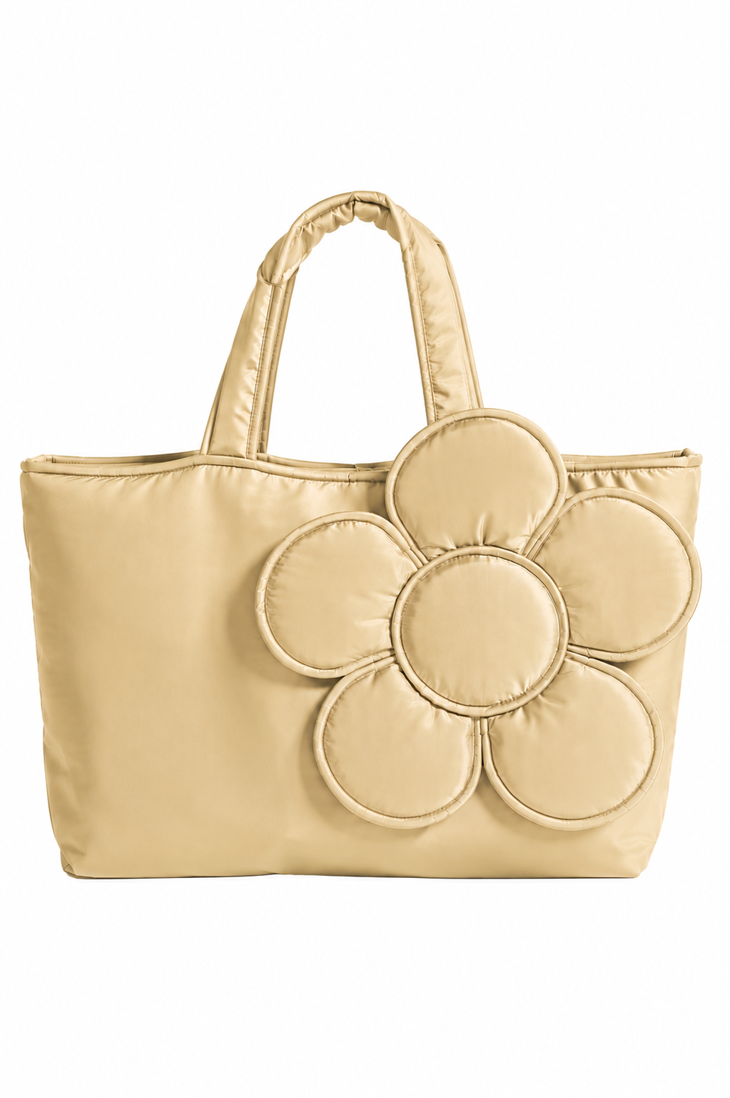 Blooming Daisy Tote Champagne Gold
